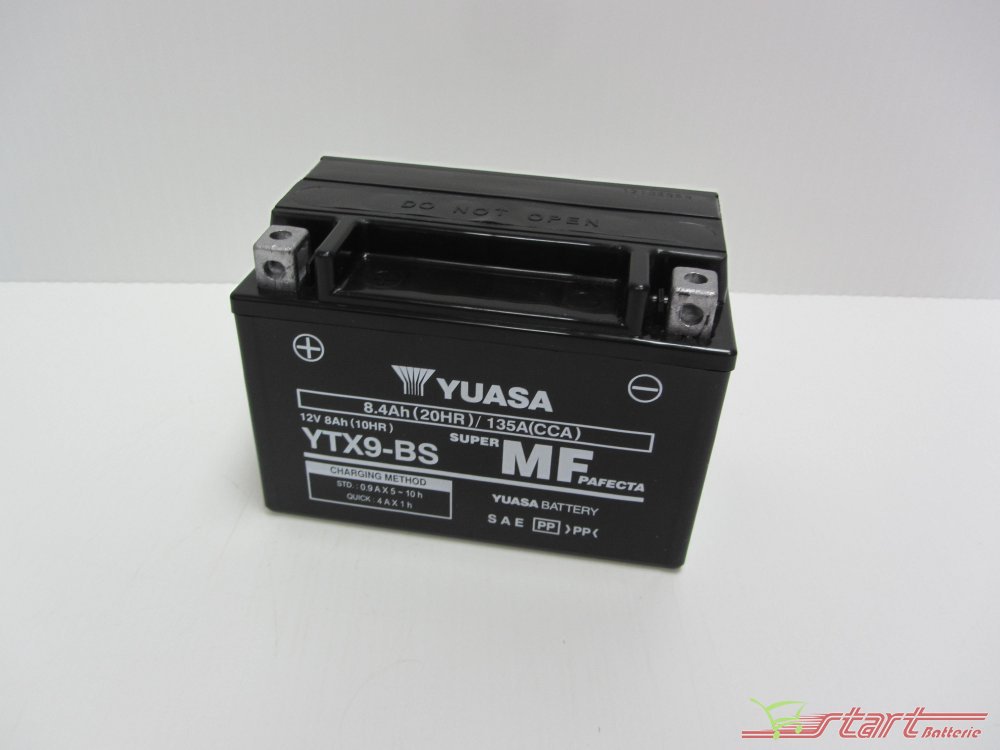 Batterie moto YUASA YTX9-BS 12V 8,4AH 135A